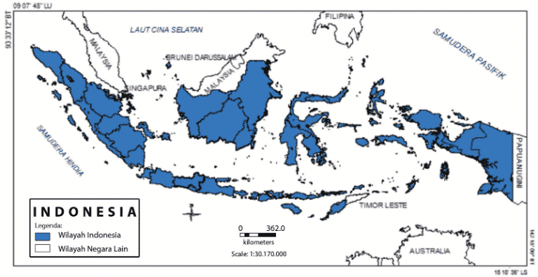 Dimanakah Letak Geografis Indonesia Sebenarnya