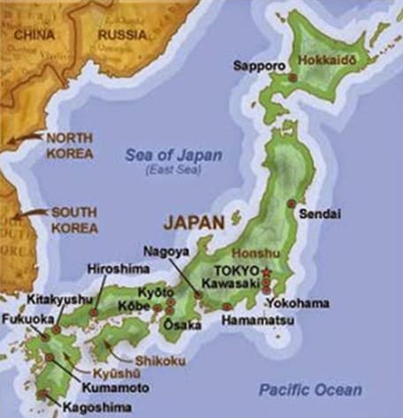 Geografi Negara Jepang